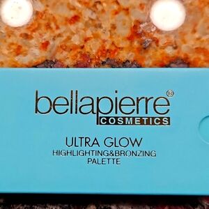 BELLAPIERRE COSMETICS Ultra Glow Highlighting & Bronzing Palette NEW